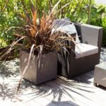 Pot Carré Volcania  40 Cm Décor Pierre - 31 L – Image 3