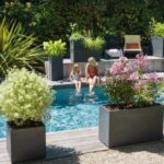 Pot Carré Volcania  40 Cm Décor Pierre - 31 L – Image 7