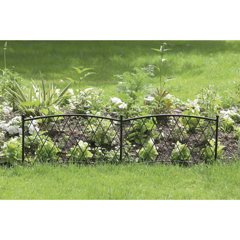 bordure-decorative-classic-metal-border-040-x-1-m-marron-nortene Bordure Décorative Classic Metal Border 0,40 X 1 M Marron Nortene – Image 1