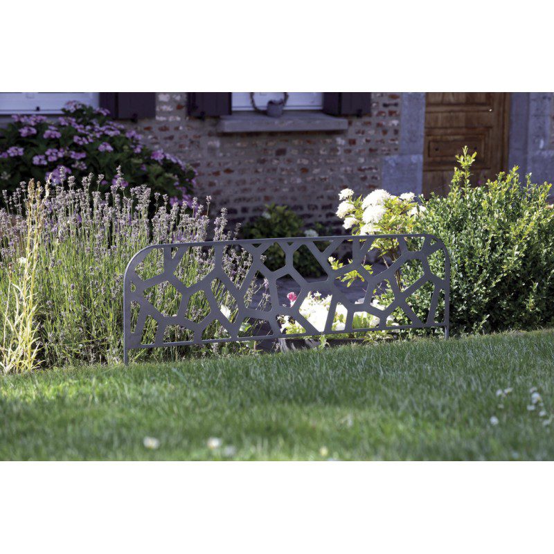 bordure-decorative-stone-border-040-x-1-m-nortene Bordure Décorative Stone Border 0,40 X 1 M Nortene – Image 1