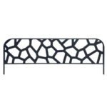 Bordure Métal Décoratif À Planter Stone - 0,40 X 1 M - Ardoise - Nortene