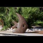 Poisson Contemporain Terrazzo Brun 40X20Xh50 Cm – Image 4