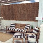 Brande de bruyère naturelle double couche avec feutre non tissé pour brise-vue de jardin