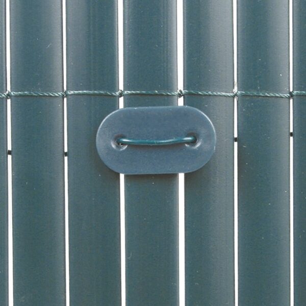 26 fixations pour canisses vertes – attaches de fixation pour occultation de jardin