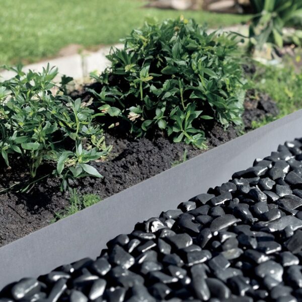 Bordure métallique plane à planter pour jardin en acier galvanisé