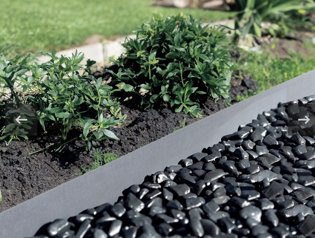 Bordure métallique plane à planter pour délimitation jardin Bordure métallique plane à planter pour jardin en acier galvanisé