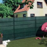 Brise‑vue tissé vert 170 g/m² avec boutonnières 1x5 m pour clôture et jardin