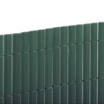 Canisse PVC double face vert pour occultation de clôture et jardin