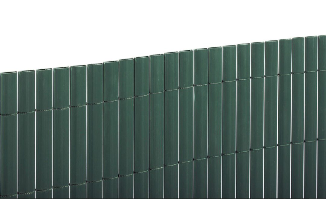 Canisse PVC double face vert pour jardin Canisse PVC double face vert pour occultation de clôture et jardin