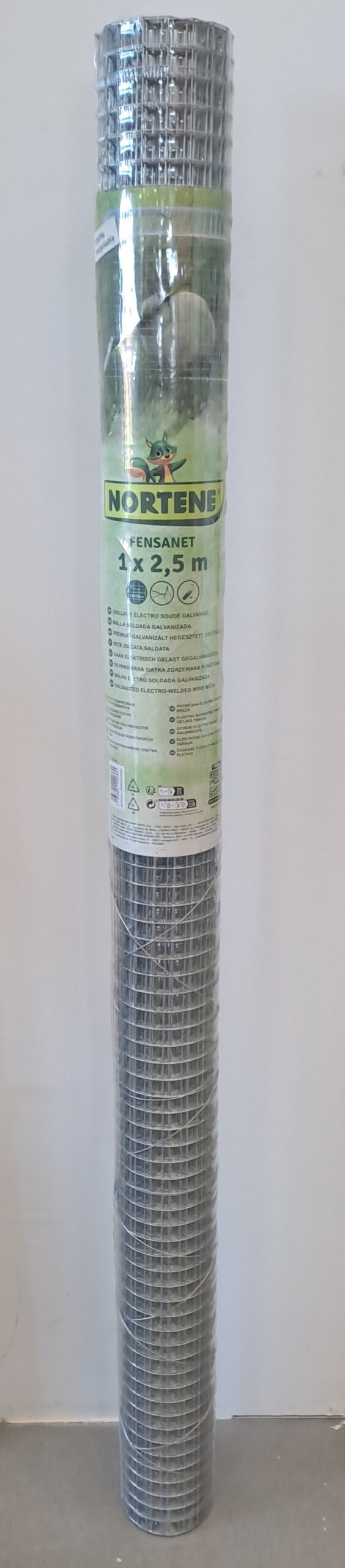 Grillage métal galva carré – Maille 1,2 cm (12,7 mm) Rouleau de grillage métallique galvanisé à maille carrée 12,7 × 12,7 mm, fil acier 0,8 mm