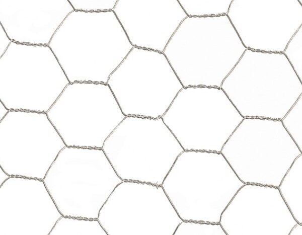 Grillage métallique galvanisé triple torsion 1,9 cm maille hexagonale pour jardin et enclos