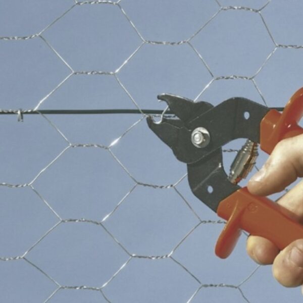 Grillage métallique galvanisé triple torsion mailles 4,1 cm pour enclos, volières et jardin