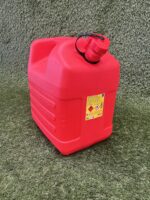 Jerrican en plastique rouge 20 L pour stockage et transport de liquides