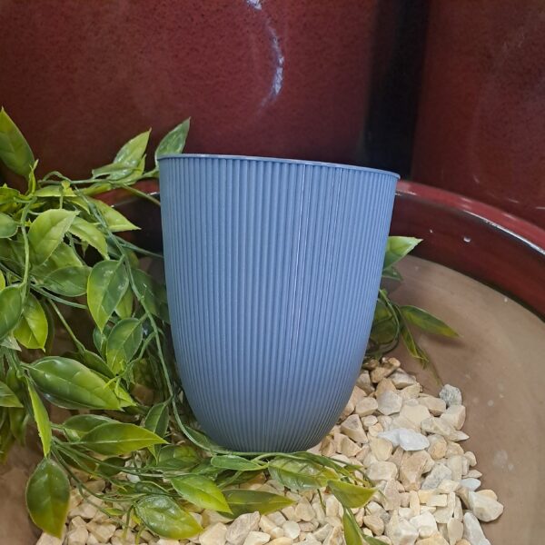 Cache-pot Iris bleu jean(s) 1,3 L pour plantes