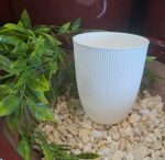 Cache‑pot Iris ivoire 1,3 L pour plantes