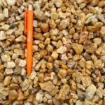 Graviers cuivre-rouille calibre 8-16 mm – graviers décoratifs naturels pour aménagements paysagers extérieurs.