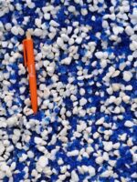 Graviers Mix Océan Bleu – graviers décoratifs naturels multicolores pour aménagements paysagers extérieurs.