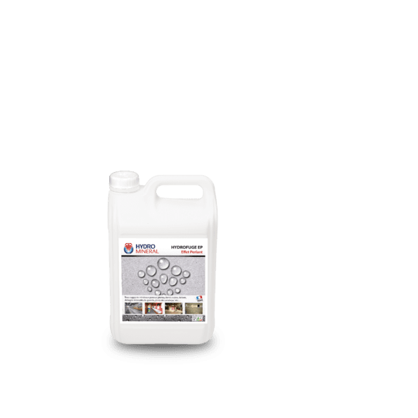 Bidon Hydro­fuge EP Effet Perlant 5 L, traitement hydrofuge pour surfaces minérales poreuses.