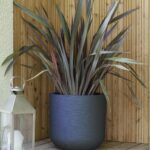 Pot rond Graphitup gris anthracite 67 L pour plantes