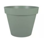 Pot Toscane vert laurier 76 L pour plantes et arbustes