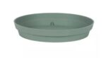 Soucoupe Toscane vert laurier Ø 22,5 cm en plastique pour pot de fleurs