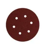 Lot de 5 disques abrasifs grain P40 pour ponceuse, destinés aux travaux de décapage et de ponçage intensif.