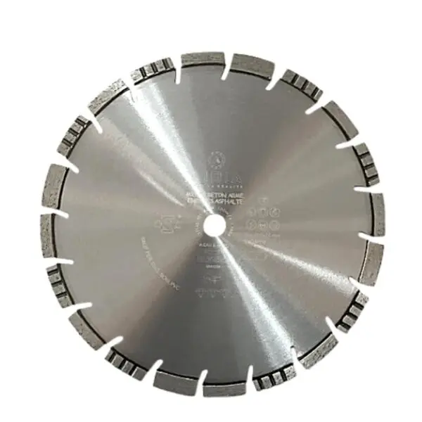 Disque diamant mixte Ultimat Ø300 mm alésage 20 mm pour la découpe du béton, des enrobés et des matériaux de construction.