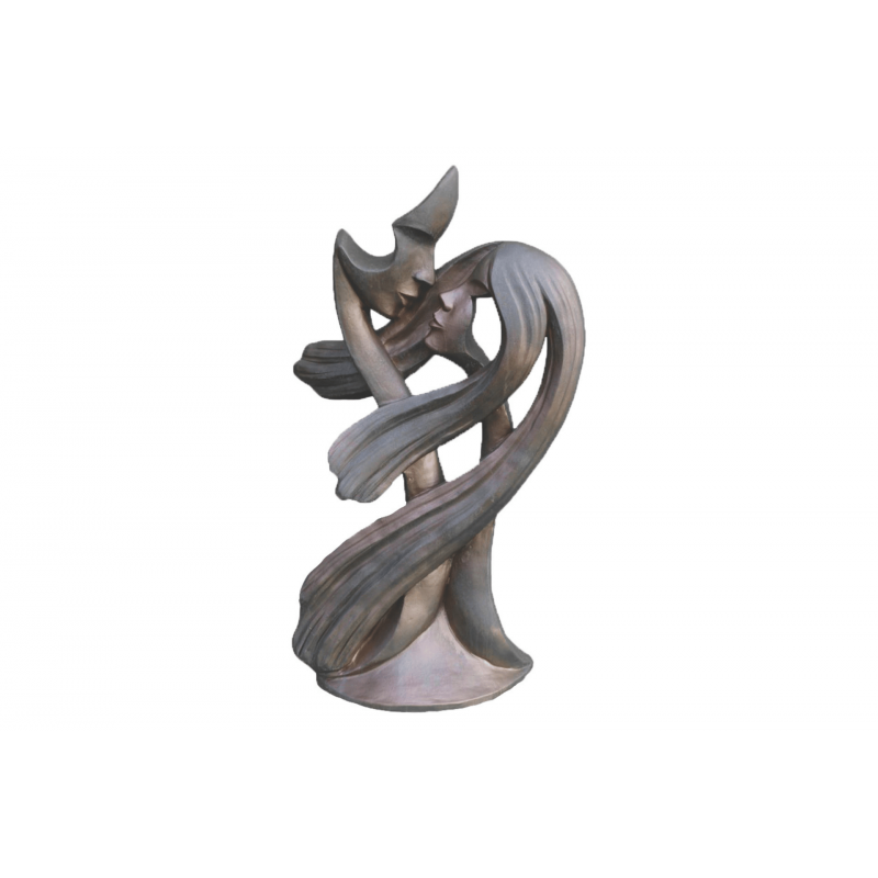 statue-de-jardin-couple-de-reve-amoroso 2 Statue couple de rêve effet rouille – Image 1