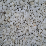 Gravier de marbre blanc pur premium 8-12 mm pour aménagement paysager de jardin
