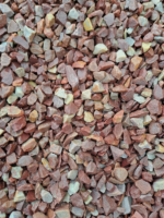 Graviers Mix Ton Rose 6/10 mm en pierre naturelle pour allées, massifs et décoration extérieure