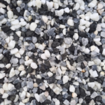 Mélange de graviers décoratifs Zen Trio aux teintes naturelles, idéal pour les jardins, allées, rocailles et aménagements paysagers.
