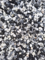Mélange de graviers décoratifs Zen Trio aux teintes naturelles, idéal pour les jardins, allées, rocailles et aménagements paysagers.
