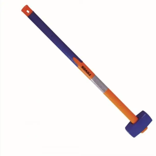 Masse couple Inovex Revex 4 kg avec manche tri-matière de 90 cm pour enfoncer des piquets, frapper et réaliser des travaux de démolition.