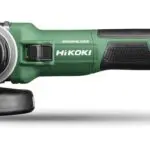 Meuleuse d'angle sans fil HiKOKI 125 mm Brushless pour les travaux de coupe, meulage et ébarbage sur métal, pierre et matériaux de construction.