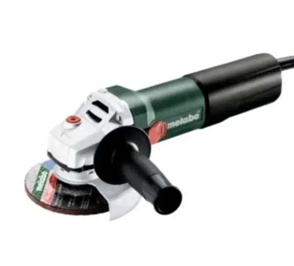 Meuleuse d’angle WEQ 1400-125 avec disque de 125 mm pour coupe et meulage