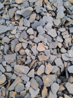 Paillettes d'ardoise naturelle 20/40 mm pour paillage minéral et décoration de jardin