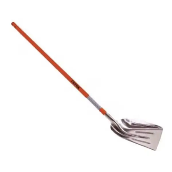 Pelle de manutention REVEX avec manche en résine tri-matière pour transporter la terre, le sable, les gravillons et autres matériaux.