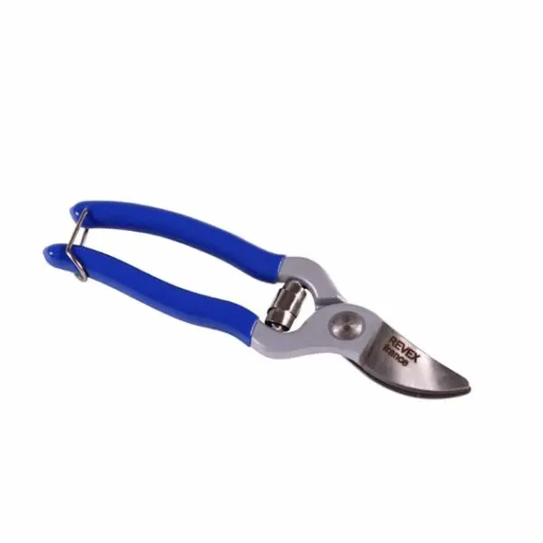 Sécateur forgé Revex 23 cm à lame interchangeable pour la taille des branches jusqu'à 22 mm de diamètre.