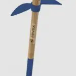 Serfouette forgée Revex panne et fourche avec manche en bois de 40 cm pour biner, sarcler et ameublir le sol des massifs.
