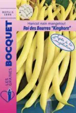 Sachet de graines de haricot nain Roi des Beurres