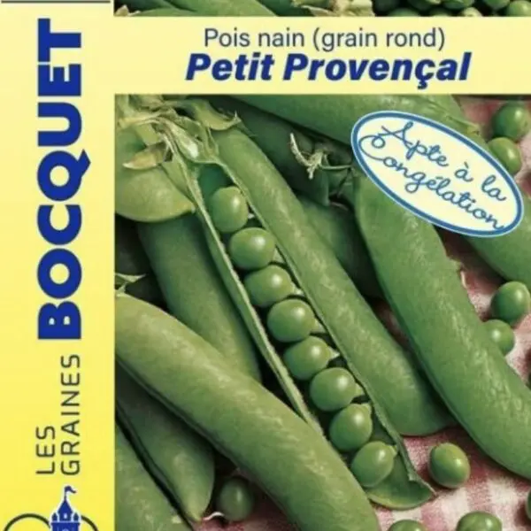 Sachet de graines de pois nain Petit Provençal