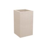 Pot Carré Haut Volcania'Up 29,5 Cm Décor Pierre -  36 L
