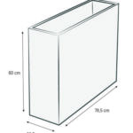 Jardinière Muret Loft L Volcania Décor Pierre - 46 L – Image 3