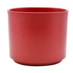 Cache Pot Ceramique Mat Rouge Gulia D7 H6Cm