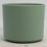 Cache Pot Ceramique Mat Vert Gulia D23 H19,5Cm