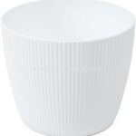 Cache Pot Jumper Blanc Leana D13,5 H11Cm