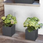 Pot Carré Volcania'Up  30 Cm  Décor Pierre - 21 L – Image 2