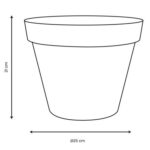 Pot Rond Toscane Ø 25 Cm - 6 L – Image 4