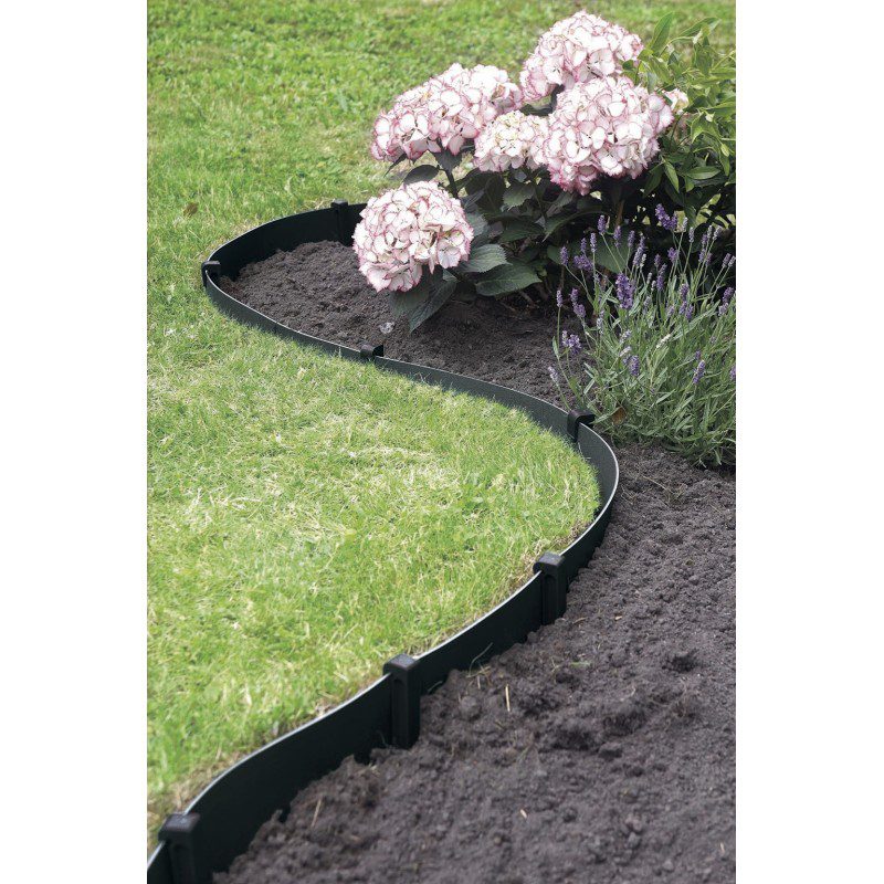 bordure-flexible-etik-bordura-015-x-10-m-anthracite-nortene Bordure Flexible Etik Bordura 0,15 X 10 M Anthracite Nortene – Image 1