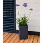 Pot Carré Haut Basalt'Up 29,5 Cm Décor Béton - 36 L – Image 3